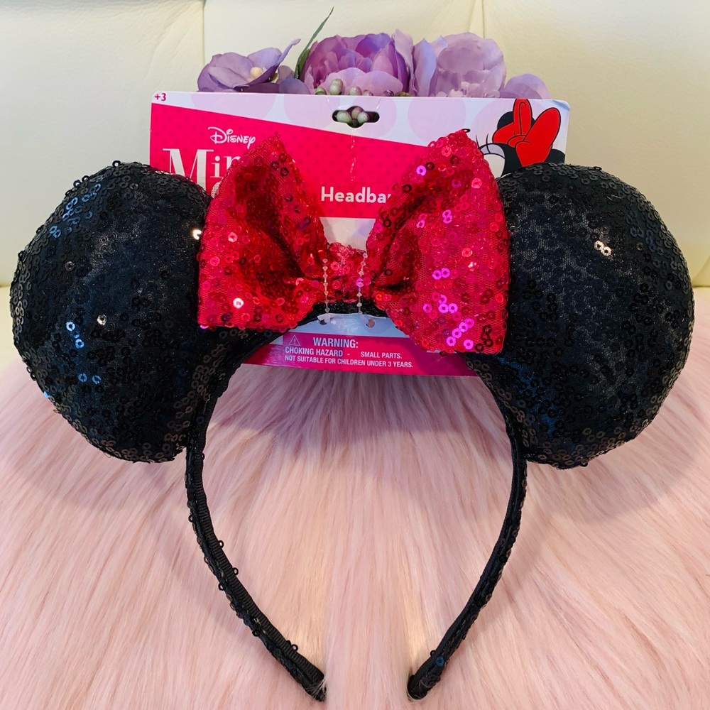 Disney Minnie Mouse sequin ears headbands